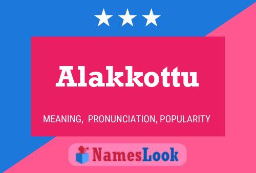 ملصق اسم Alakkottu