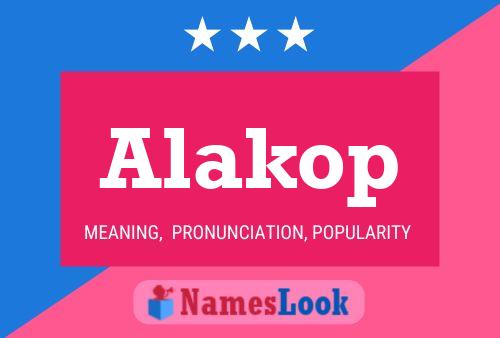 ملصق اسم Alakop