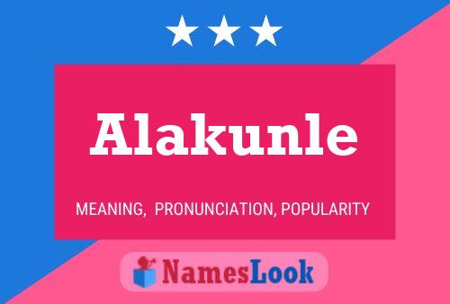 ملصق اسم Alakunle