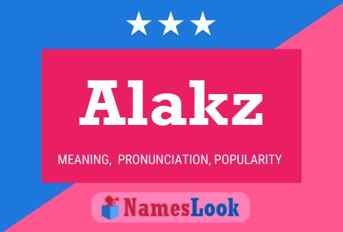 ملصق اسم Alakz