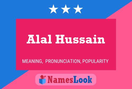 ملصق اسم Alal Hussain