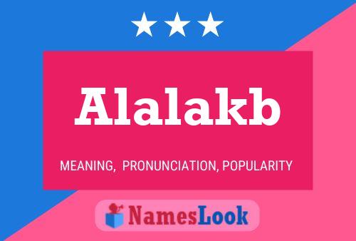 ملصق اسم Alalakb