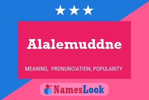 ملصق اسم Alalemuddne