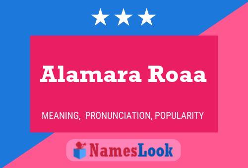 ملصق اسم Alamara Roaa