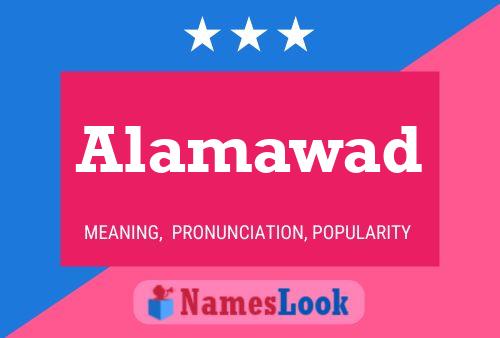 ملصق اسم Alamawad