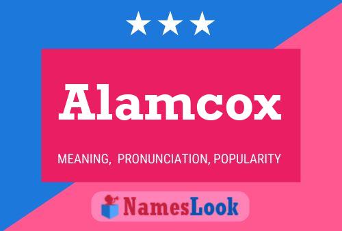 ملصق اسم Alamcox