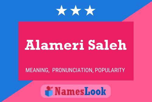 ملصق اسم Alameri Saleh