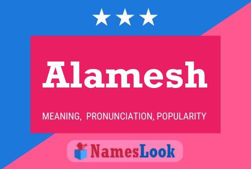 ملصق اسم Alamesh