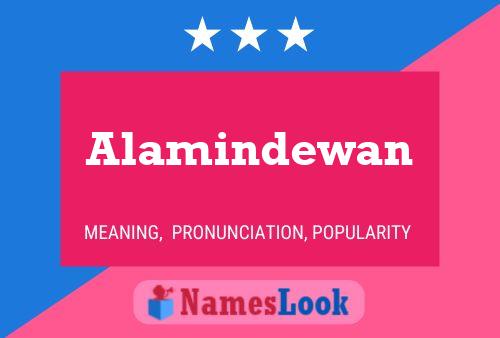 ملصق اسم Alamindewan