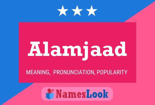 ملصق اسم Alamjaad