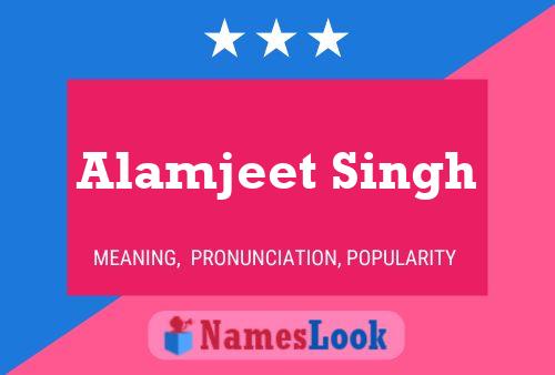 ملصق اسم Alamjeet Singh