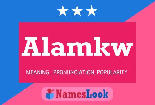 ملصق اسم Alamkw