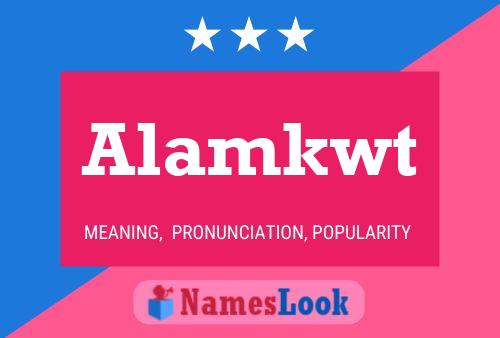 ملصق اسم Alamkwt