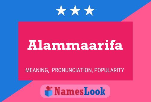 ملصق اسم Alammaarifa