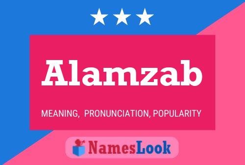 ملصق اسم Alamzab