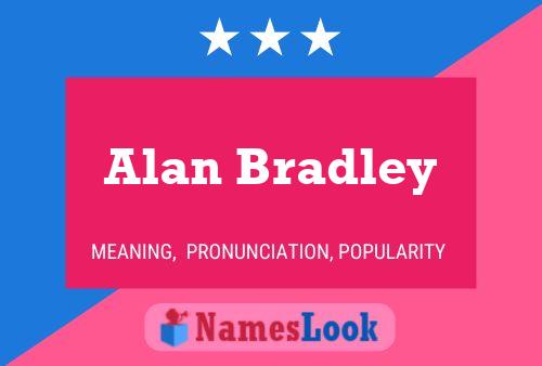 ملصق اسم Alan Bradley