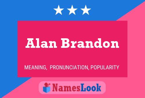 ملصق اسم Alan Brandon