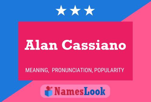 ملصق اسم Alan Cassiano