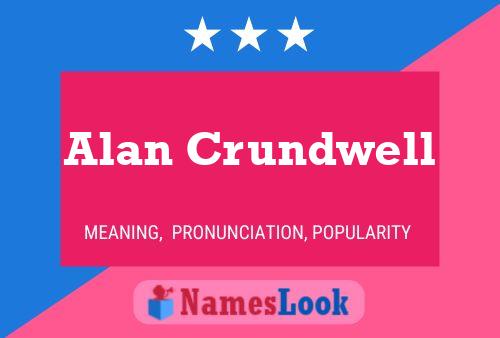 ملصق اسم Alan Crundwell