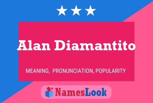 ملصق اسم Alan Diamantito