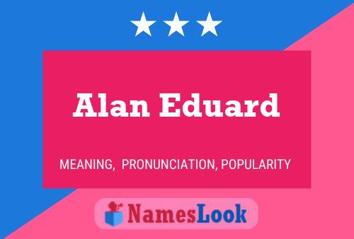 ملصق اسم Alan Eduard