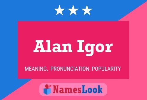 ملصق اسم Alan Igor