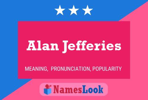 ملصق اسم Alan Jefferies