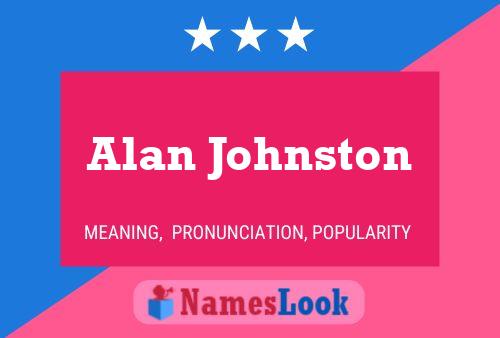 ملصق اسم Alan Johnston