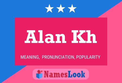 ملصق اسم Alan Kh