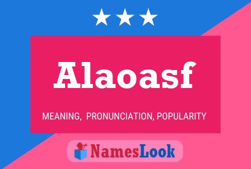 ملصق اسم Alaoasf