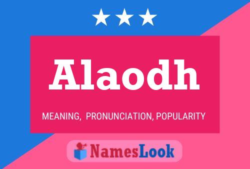 ملصق اسم Alaodh