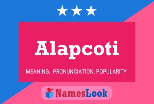 ملصق اسم Alapcoti