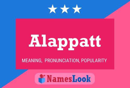 ملصق اسم Alappatt