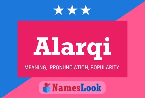 ملصق اسم Alarqi