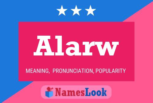 ملصق اسم Alarw