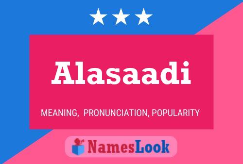 ملصق اسم Alasaadi