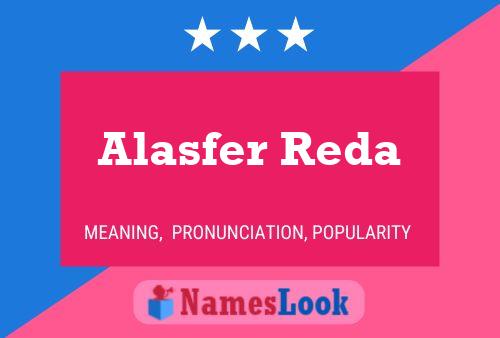 ملصق اسم Alasfer Reda