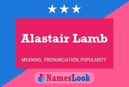 ملصق اسم Alastair Lamb