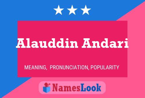 ملصق اسم Alauddin Andari