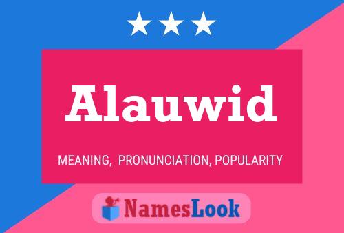 ملصق اسم Alauwid