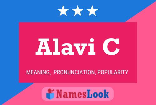 ملصق اسم Alavi C