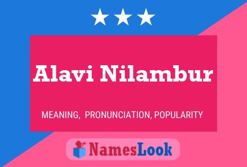 ملصق اسم Alavi Nilambur