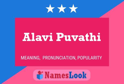 ملصق اسم Alavi Puvathi