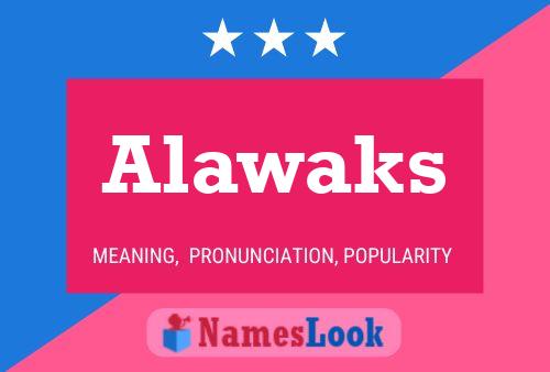 ملصق اسم Alawaks