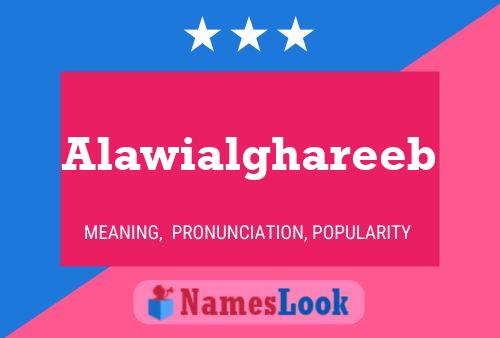 ملصق اسم Alawialghareeb