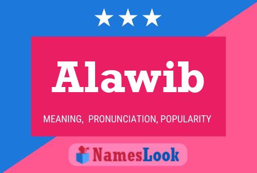 ملصق اسم Alawib