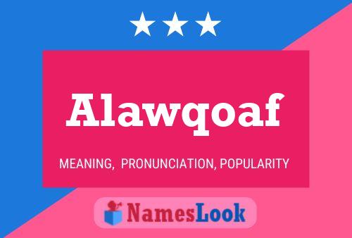 ملصق اسم Alawqoaf