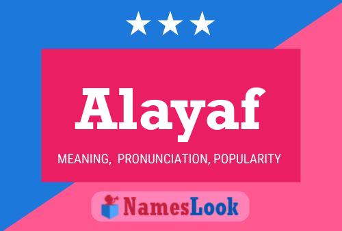 ملصق اسم Alayaf