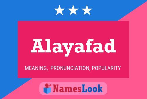 ملصق اسم Alayafad