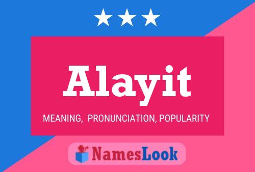 ملصق اسم Alayit